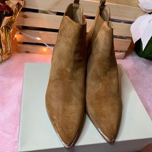 Suede Short Booties